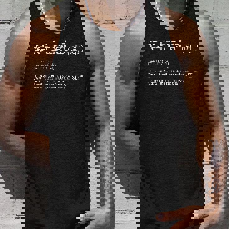 Re-Tired I Was Tired Yesterday & I'm Tired Again Today タンクトップ 彼への贈り物