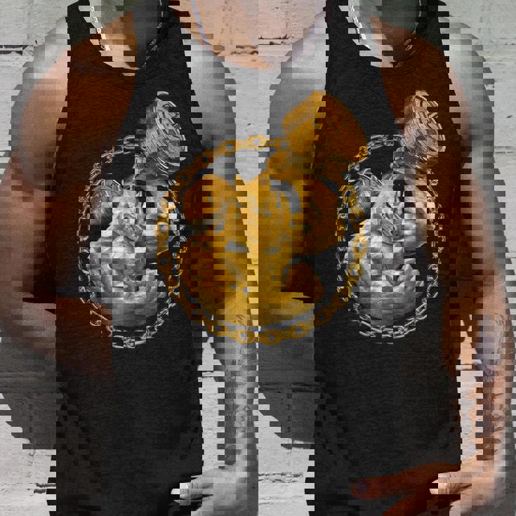 Rhino Beast ワークアウト ゴールド フィットネス ジム 動物 筋肉 ダンベル タンクトップ 彼への贈り物