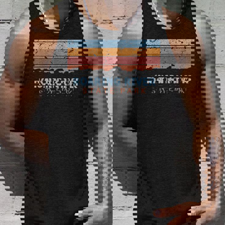 Roaring Rivertate Park ミズーリ州立公園 レトロ クール タンクトップ 彼への贈り物