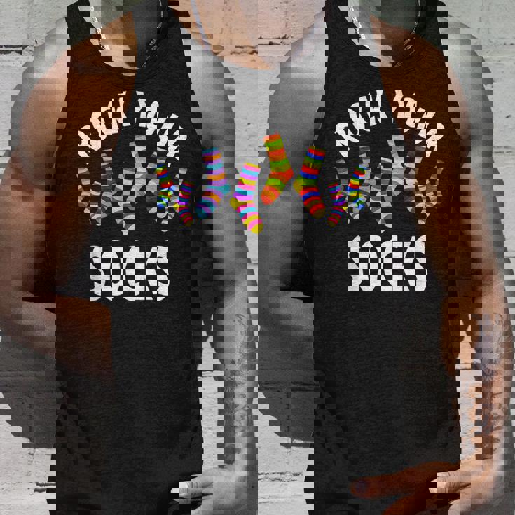 Rock Yourocks Awareness World Downyndrome Day タンクトップ 彼への贈り物