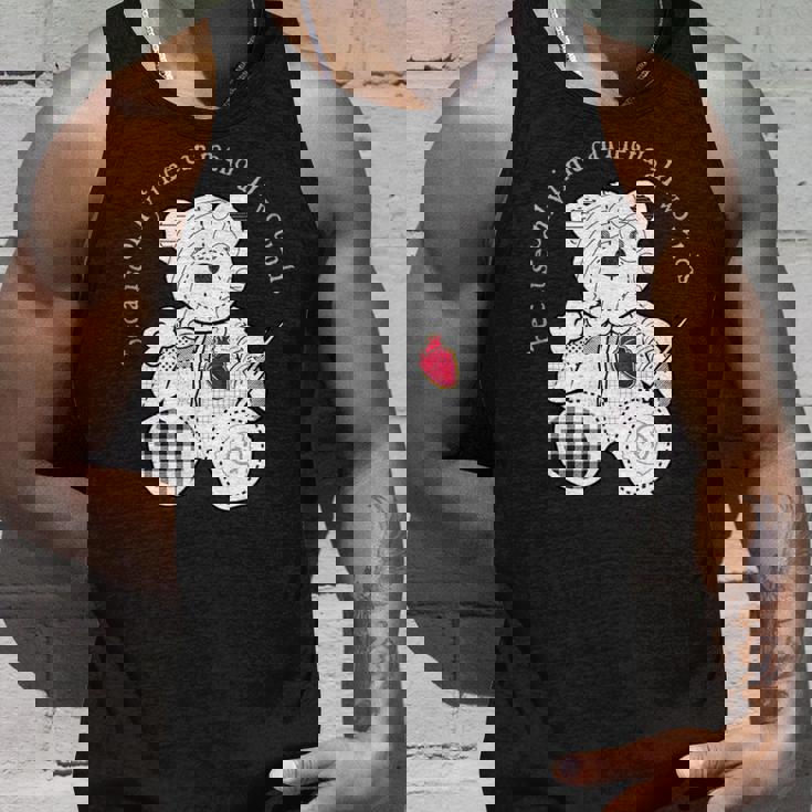 Scp-2295 The Bear With A Heart Of Patchworkcp タンクトップ 彼への贈り物