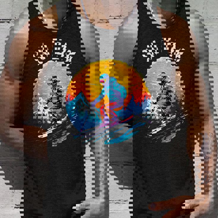 Ski Team スキーチーム スキーヤー スクール スキー旅行 スキーチーム クルー スキー タンクトップ 彼への贈り物