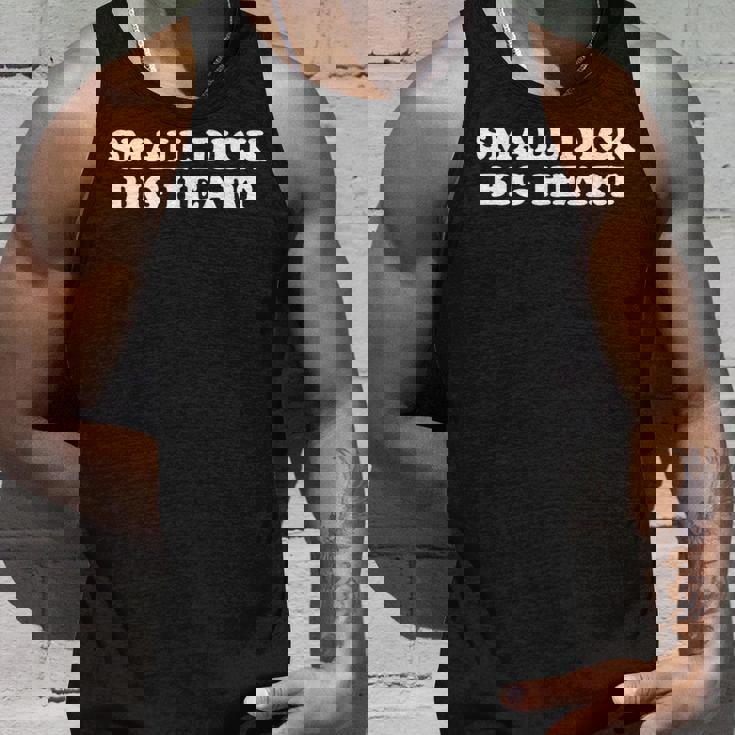 Small Dick Big Heart タンクトップ 彼への贈り物