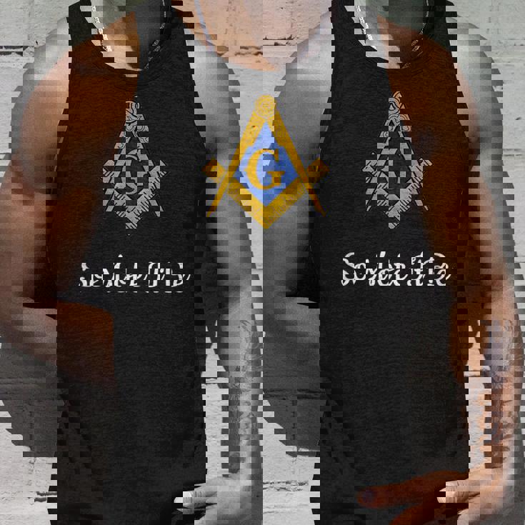 So Mote It Be Masonicのモットーフリーメイソンmib プリンスホールメイソン タンクトップ 彼への贈り物