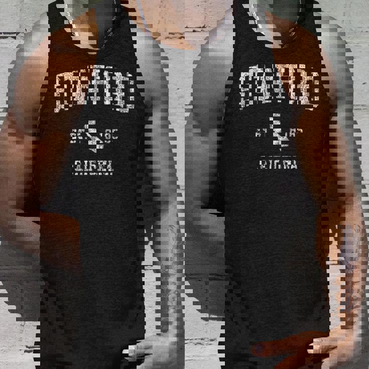 Stanford California Ca ヴィンテージ アスレチック スポーツデザイン タンクトップ 彼への贈り物