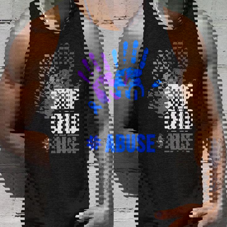 Stop Child Abuse 児童虐待をやめなさい タンクトップ 彼への贈り物