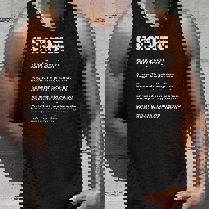 Storm ネームシャツ タンクトップ 彼への贈り物