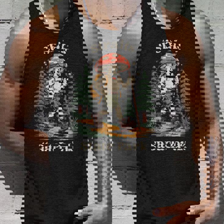 Straits State Park Michigan Hiking Mushroom Vacation Tank Top Gifts for Him