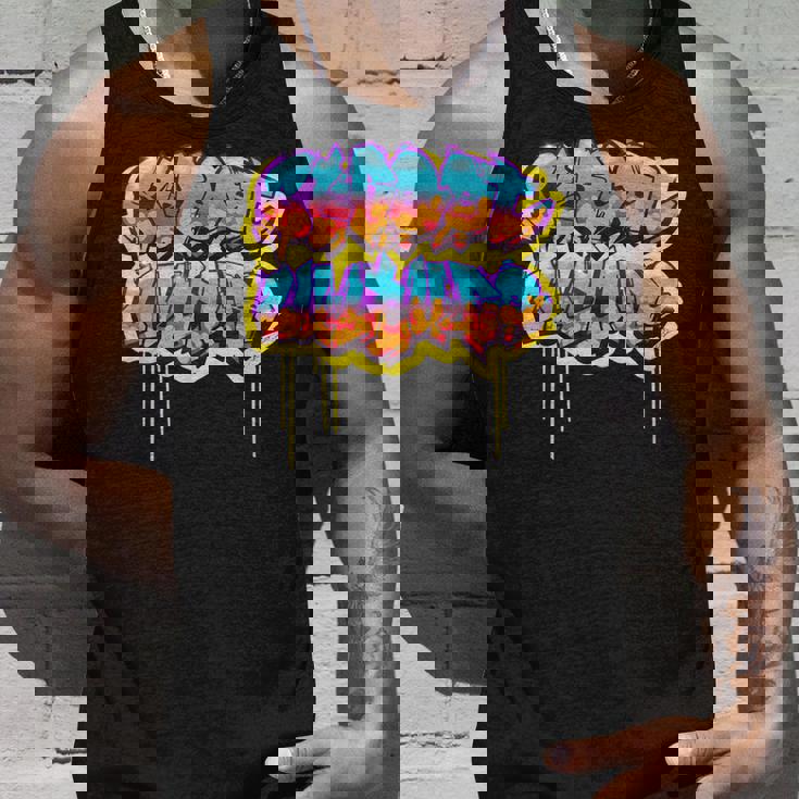 Street Culture グラフィティ・スタイルのアーバン・ストリートウェア タンクトップ 彼への贈り物