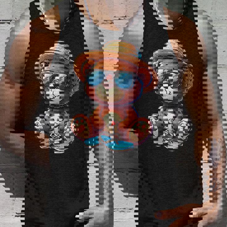 Summeribes テディベア 完璧な夏プリント タンクトップ 彼への贈り物