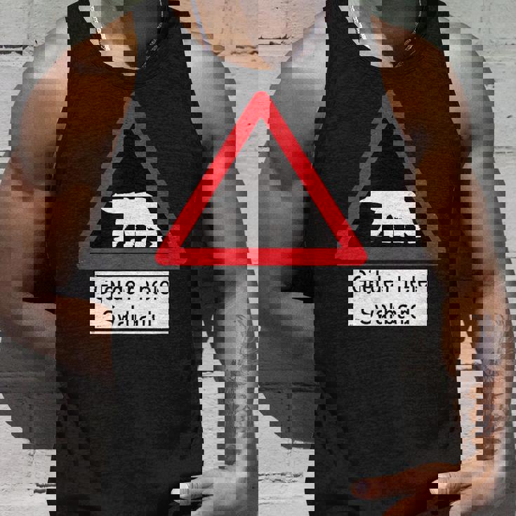 Svalbard ホッキョクグマ サイン タンクトップ 彼への贈り物