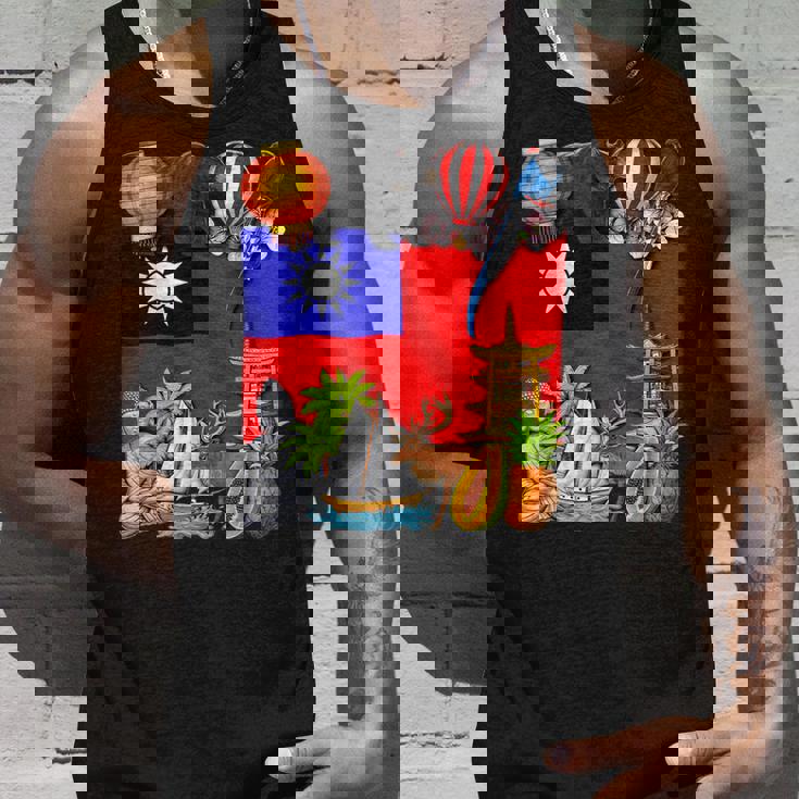 Taiwan Flag Taiwanese Roots Taiwan Heritage Proud Taiwanese Tank Top Gifts for Him