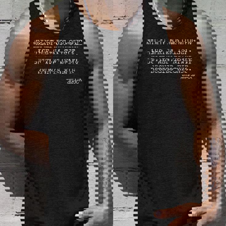 Talent Instantly Recognizes Genius ノベルティ シャーロック・ホームズ タンクトップ 彼への贈り物