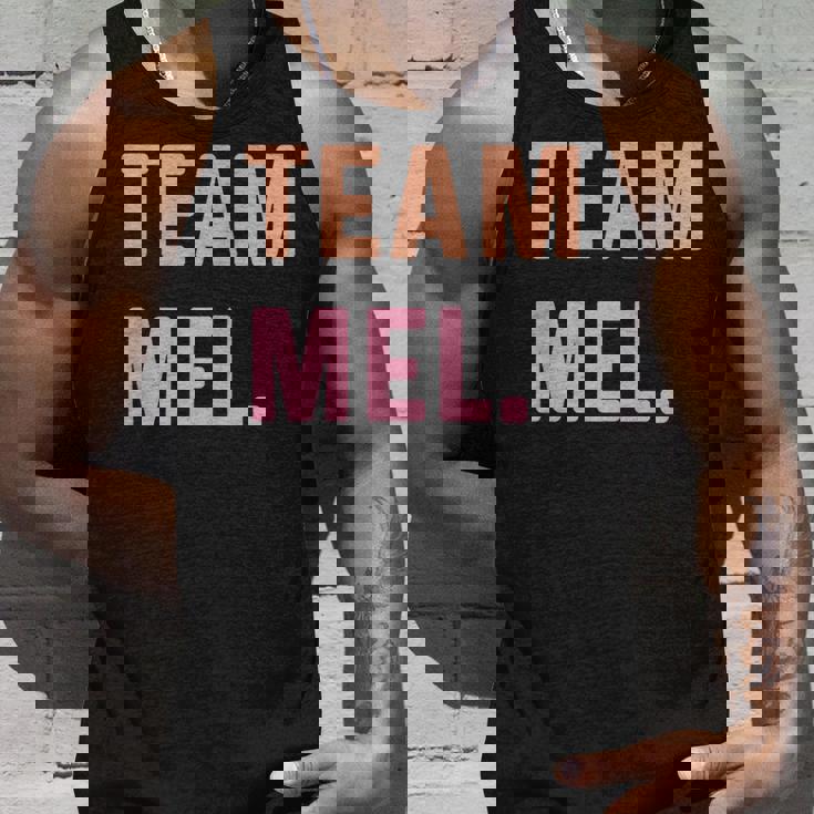 Team Mel 名前 タンクトップ 彼への贈り物