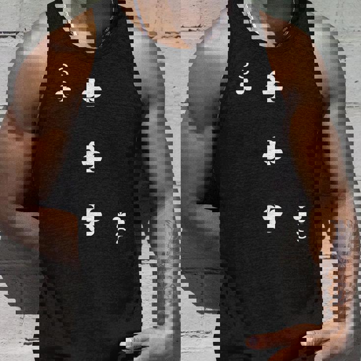 Three 3 Of Clubs トランプ ポーカーカード ブラックジャックカード タンクトップ 彼への贈り物