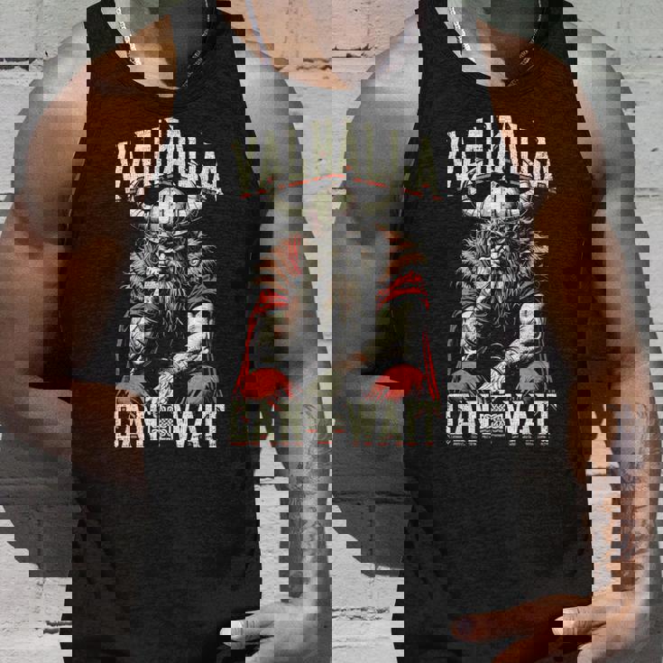 Vichingo Compleannoalhalla Can Wait Old Age Norse Warrior Dad Canotta Regalos para él