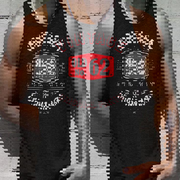Vintage 1960 ヴィンテージ 1960年生まれ 62歳の誕生日ギフトアイデア 62歳 タンクトップ 彼への贈り物