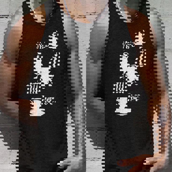 We're All Mad Here 不思議の国のアリスtシャツデザイン タンクトップ 彼への贈り物