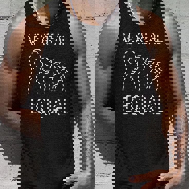 We Are All Equal Anti-Speciesism Animal Equalityegan Activ タンクトップ 彼への贈り物