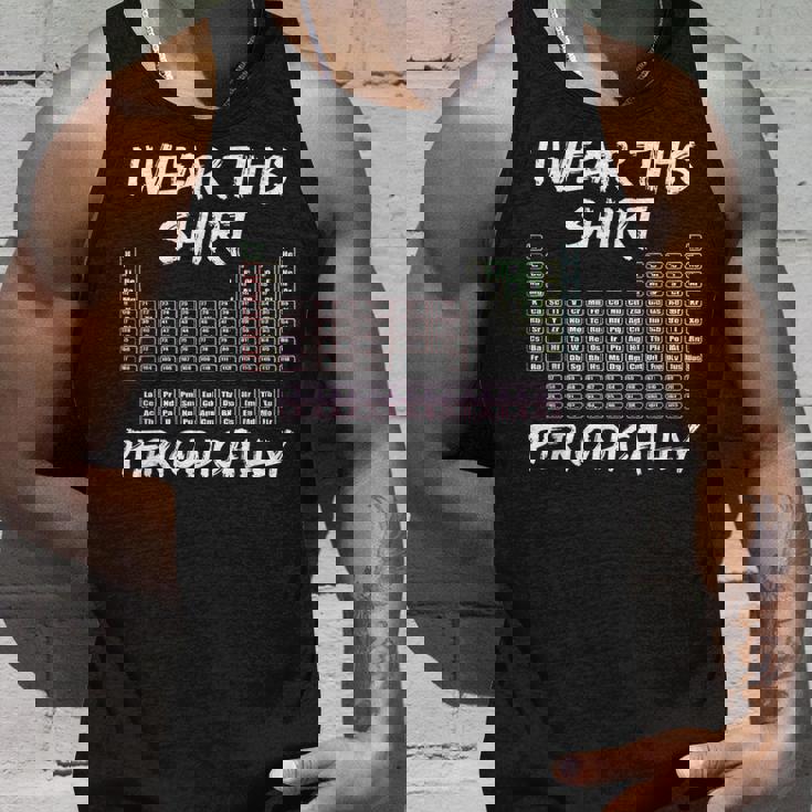 I Wear This Periodically 面白いサイエンスtシャツ タンクトップ 彼への贈り物