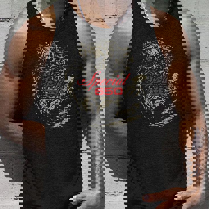 Xs650 スペシャルモーター アンティーク調 レトロデザイン タンクトップ 彼への贈り物