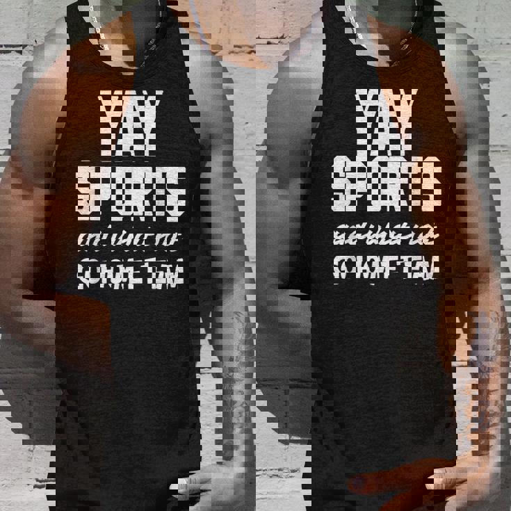 Yay Sports Go Sports Home Team Non-Sports Fan Tank Top Gifts for Him Yay Sports Go Sports Home Team Non-Sports Fan Tank Top Gifts for Him