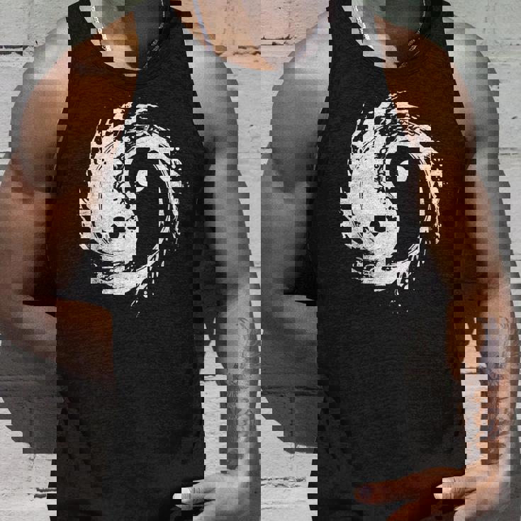 Ying Yang Flowtate 瞑想 水彩画 太極拳 メンズ レディース タンクトップ 彼への贈り物