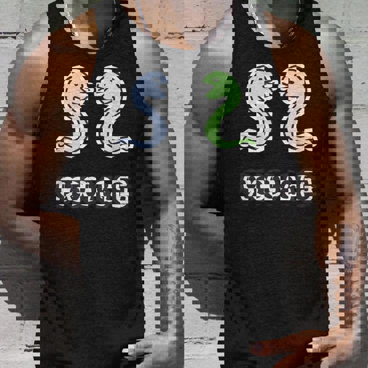 You & 巳《蛇》へび 巳年【どうぶつフレンズ】干支 十二支 2025 ゆるくて かわいい 動物 面白い タンクトップ 彼への贈り物