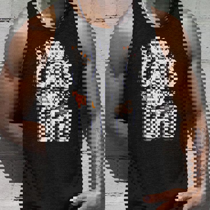 「No Cats No Life」 母の日 バレンタインデー 猫 母 タンクトップ 彼への贈り物