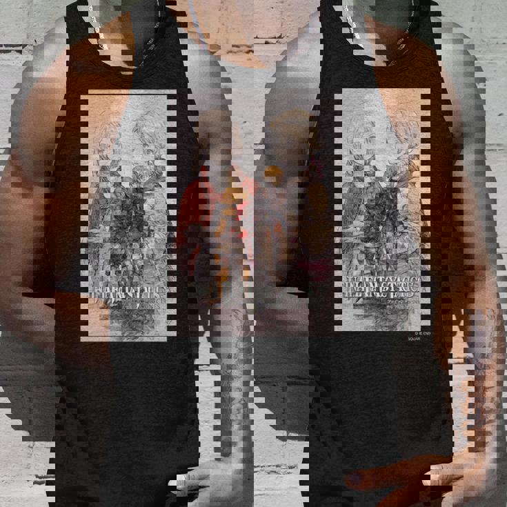 『ファイナルファンタジータクティクス – イヴァリース クロニクルズ』 キービジュアル 長袖tシャツ タンクトップ 彼への贈り物