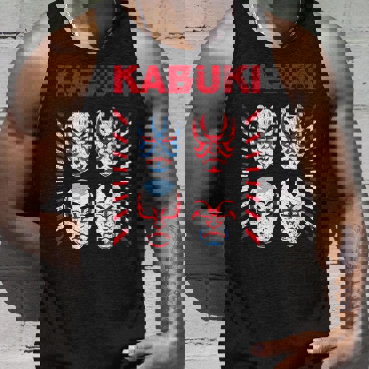 【歌舞キッス！架空の 歌舞伎メイク ロック バンド】グラムロック ヘビメタ ツアー 音楽 面白 おもしろ ネタ 衣装 タンクトップ 彼への贈り物