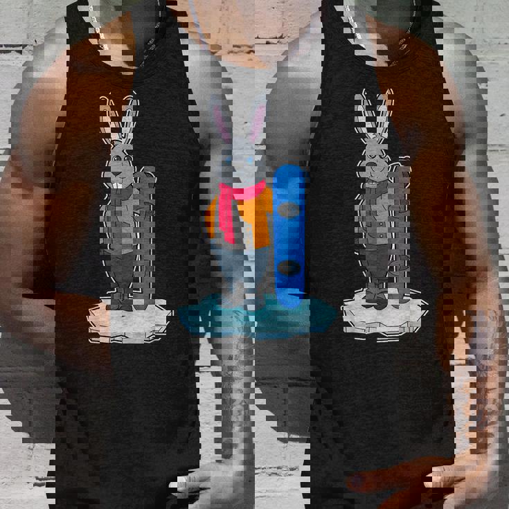 うさぎ スノーボーダー スノーボード スポーツ タンクトップ 彼への贈り物