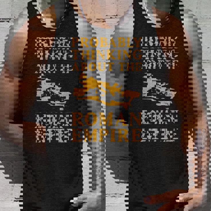 おそらくローマ帝国について考える 古代ローマ地図 タンクトップ 彼への贈り物