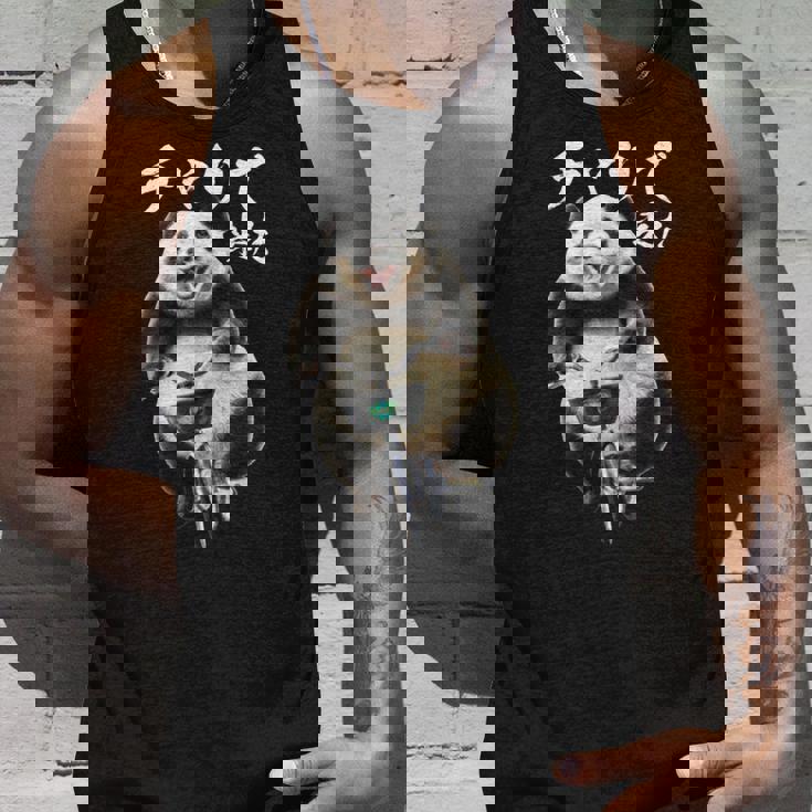 おもしろtシャツ パンダ 自転車 動物 メンズ グッズ かわいい おもしろ 服 長袖tシャツ タンクトップ 彼への贈り物