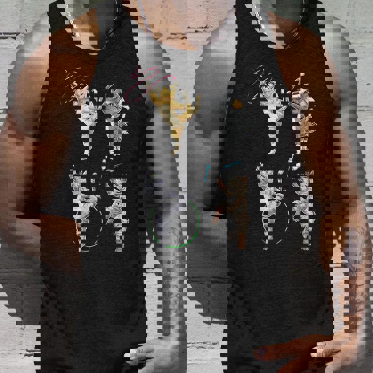 おもしろ新体操猫 タンクトップ 彼への贈り物