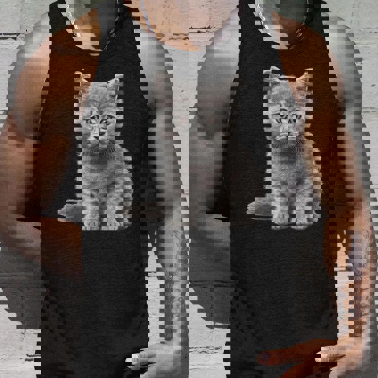 かわいいブリティッシュショートヘア 猫好きの子猫 タンクトップ 彼への贈り物
