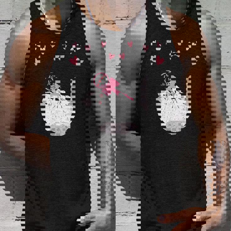 かわいい毛糸の猫はけん玉ハートを弾く タンクトップ 彼への贈り物