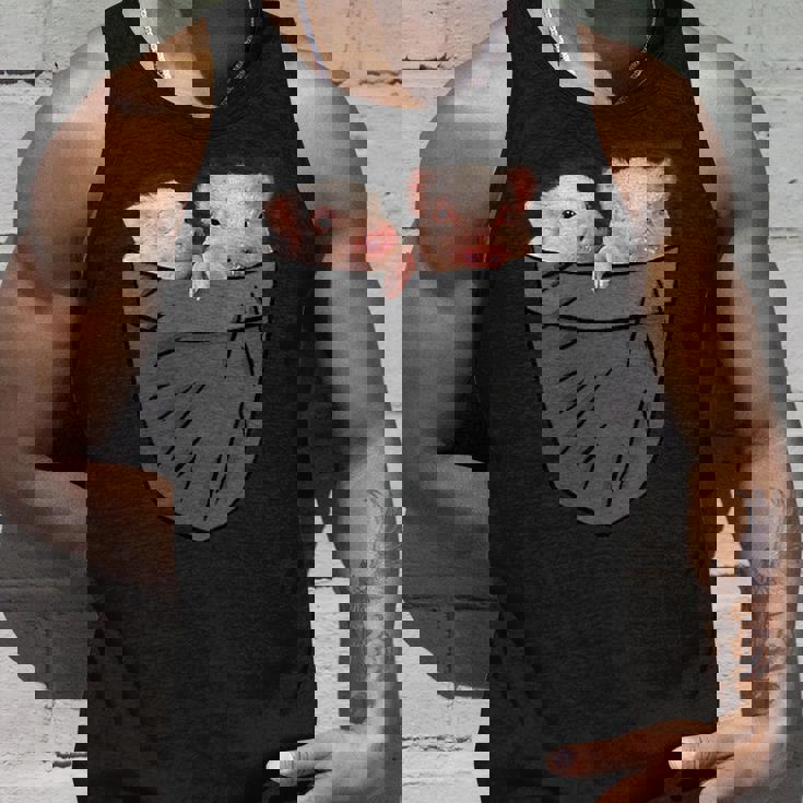 かわいい豚 ポケット覗き見 面白い豚 タンクトップ 彼への贈り物