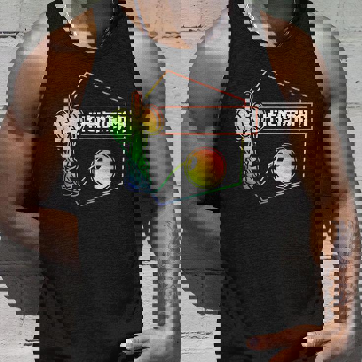 けん玉グッズ ウォーターカラーデザイン タンクトップ 彼への贈り物