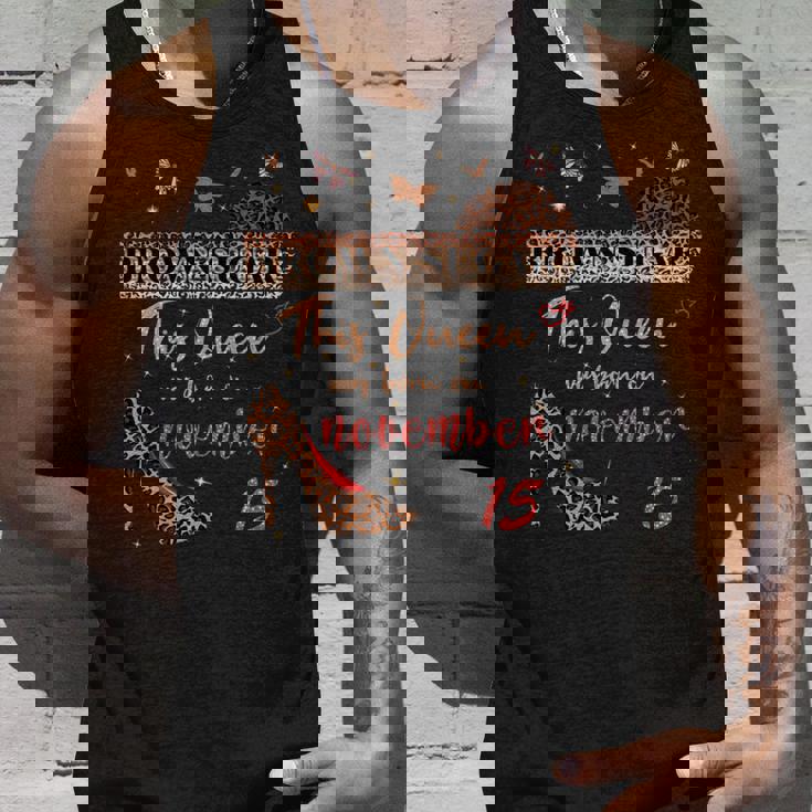 この女王は11月15日の誕生日ブラウンシュガーで生まれました。 長袖tシャツ タンクトップ 彼への贈り物