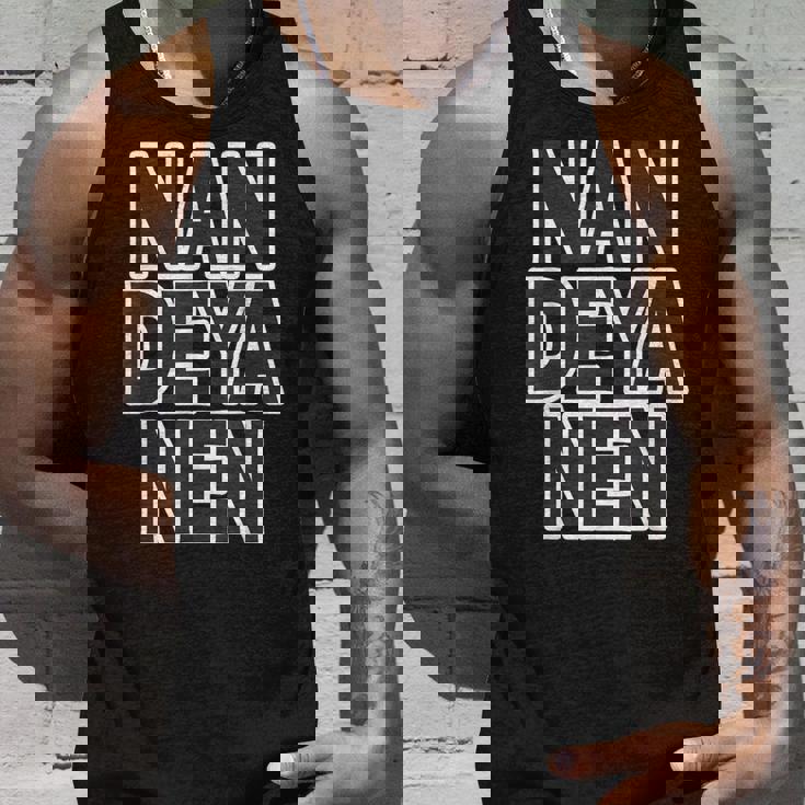 なんでやねん Nan Deya Nen ツッコミ 大阪 関西弁【変なデザイン屋さん】ジモtティ 方言 お土産 面白い タンクトップ 彼への贈り物