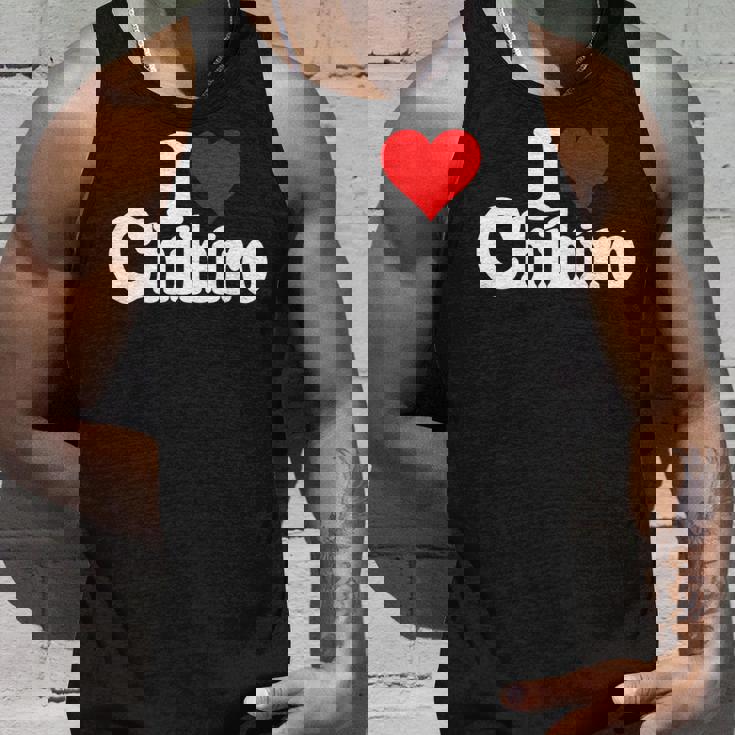 にハートのちひろの名前が大好き 長袖tシャツ タンクトップ 彼への贈り物