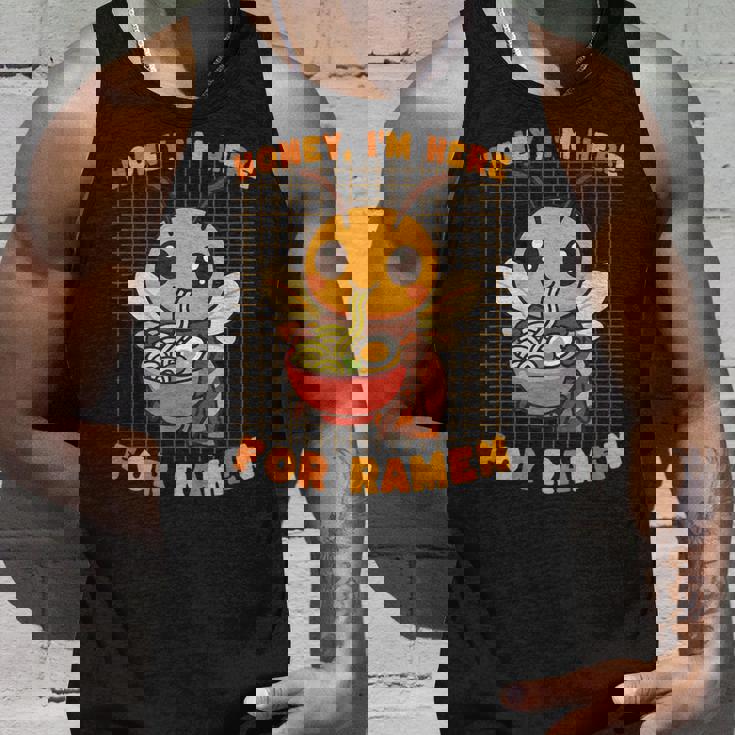 はちみつラーメン好き かわいい 食通アート 蜂 タンクトップ 彼への贈り物