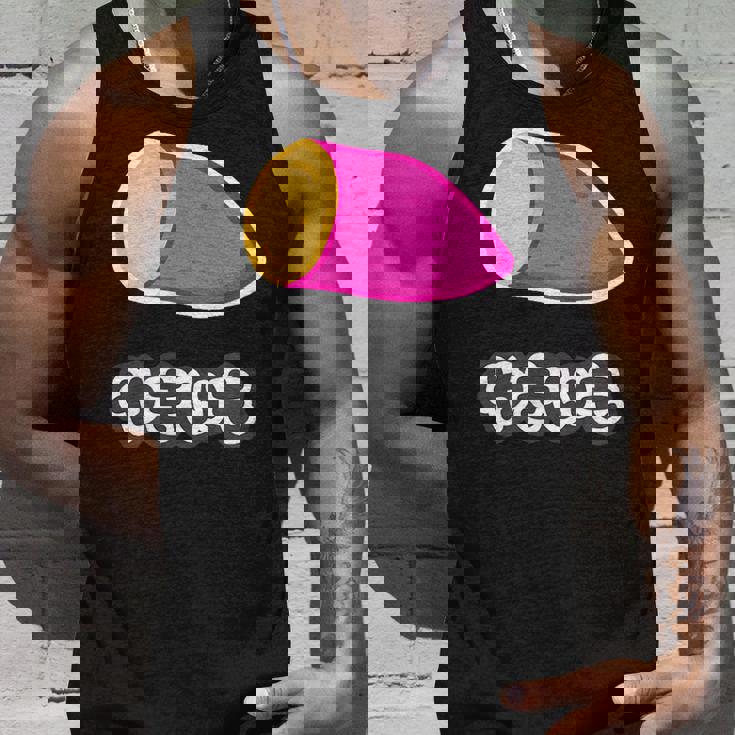 やきいも 焼き芋【おやつ ポップ】ご飯タイム【変なデザイン屋さん】面白い デザイン タンクトップ 彼への贈り物