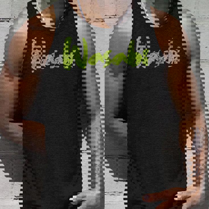 わさびハロウィンコスチュームごっこ I'm Wasabi Fun タンクトップ 彼への贈り物