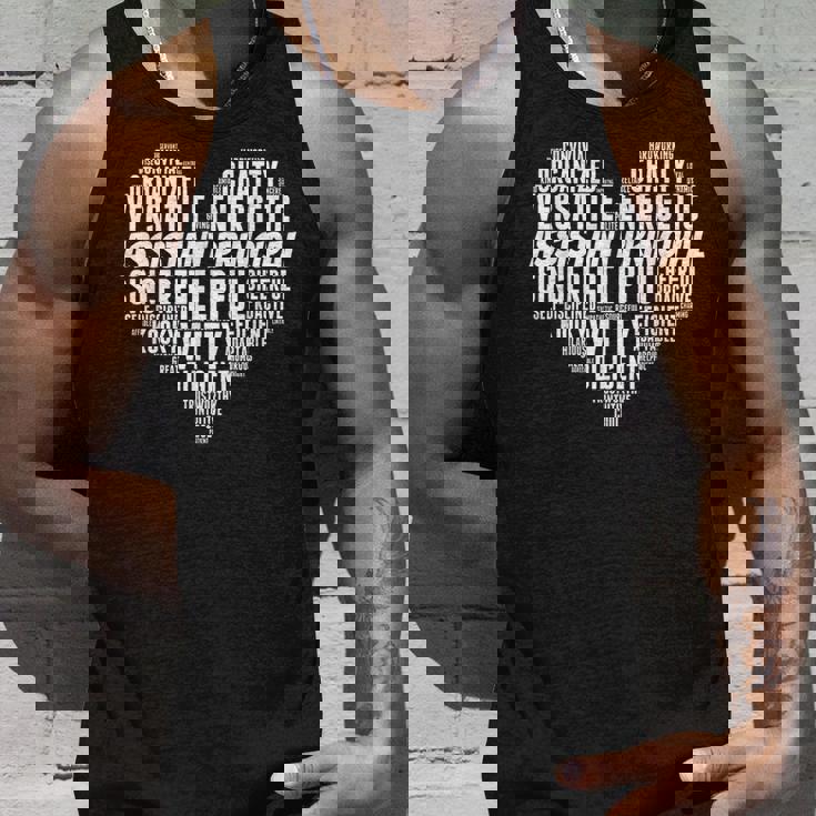 アシスタントプリンシパル ワードクラウド ハート アシスタントプリンシパル タンクトップ 彼への贈り物