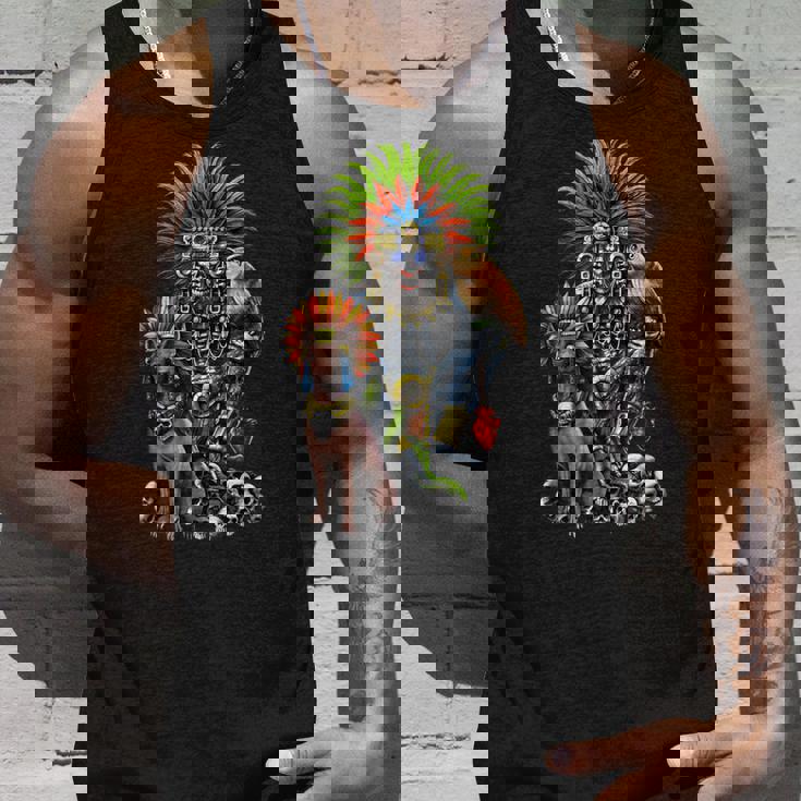 アステカの神ミクトランテクトリ古代マヤの神話の神々 タンクトップ 彼への贈り物