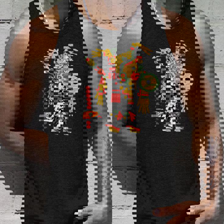 アステカ人、インカ人、メキシコの芸術彫刻マヤマヤン タンクトップ 彼への贈り物