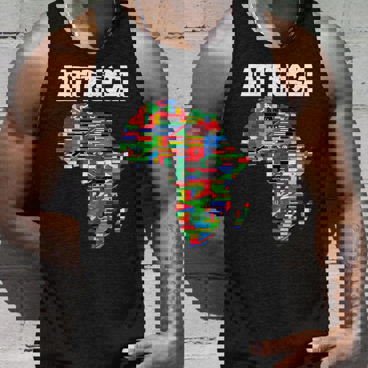 アフリカtシャツ 誇り高きアフリカ国旗大陸愛 タンクトップ 彼への贈り物