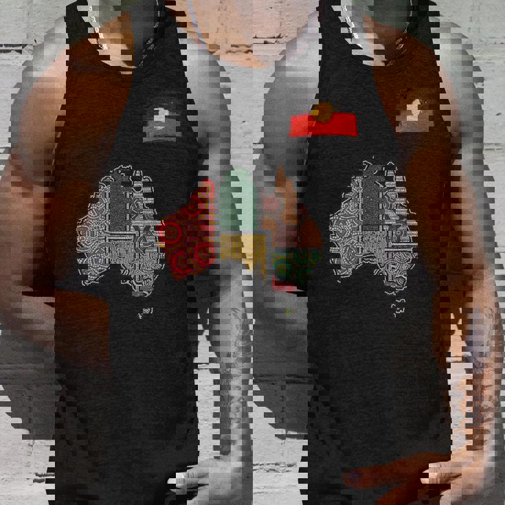 アボリジニ・アート・オーストラリア タンクトップ 彼への贈り物